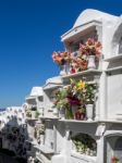 Casares, Andalucia/spain - May 5 : View Of The Cemetery In Casar Stock Photo