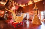 Chiang Rai, Thailand - December 20, 2017: Inside View Of Hong Luang Sang Kaew Museum In Wat Phra Kaew Chiang Rai. This Museum Is A Part Of Wat Phra Kaew Chiang Rai. It's A Famous Place For Chiang Rai Trip Stock Photo