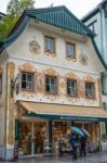 Highly Decorated Building And Shop In St Wolfgang Stock Photo