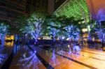 Light Illustration At Roppongi Midtown Complex Stock Photo