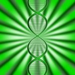 Green Dna Means Biotech Biotechnology And Gene Stock Photo