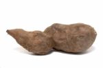 Sweet Potato On White Background Stock Photo