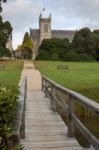 Church In The Grounds Of The Ashdown Park Hotel Stock Photo