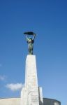 Part Of The Liberty Or Freedom Statue In Budapest Stock Photo