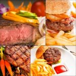 Beef Dishes Collage Stock Photo