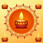 Diwali Card Stock Photo