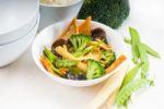 Tofu Beancurd And Vegetables Stock Photo