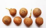 Coconuts On A White Background Stock Photo