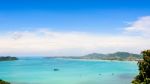 View Blue Sky Over The Andaman Sea In Phuket, Thailand Stock Photo