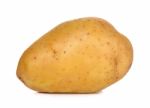 Potato Isolated On The White Background Stock Photo