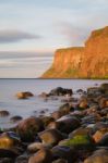 Hunt Cliff  Or Huntcliff  At Saltburn By-the-sea Stock Photo