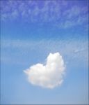 Heart Shaped Cloud Stock Photo