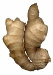 Ginger Root Ove White Stock Photo