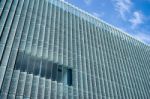 Facade Of The Museum Of The History Of Polish Jews In Warsaw Stock Photo