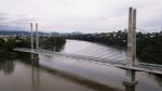 View Of The Eleanor Schonell Bridge In West End, Brisbane Stock Photo