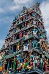 Sri Mariamman Temple Singapore Stock Photo