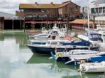 Brighton, Sussex/uk - May 24 : View Of Brighton Marina In Bright Stock Photo