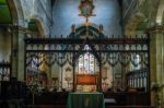 East Grinstead,  West Sussex/uk - August 18 :  Main Altar In St Stock Photo