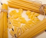 Bunch Of Italian Pasta Type Stock Photo