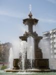 Granada, Andalucia/spain - May 7 : Batallas Fountain In Granada Stock Photo