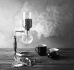 Syphon Coffee Light Stock Photo