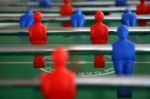 Table Football Stock Photo