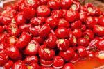 Italian Stuffed Tomatoes Stock Photo