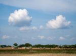 View Towards A Pig Farm In Covehithe Stock Photo