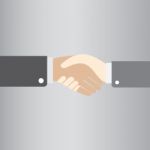 Hand Shake  Illustration Stock Photo