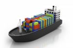 Container Ship Stock Photo