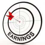 Earnings Shows Prosperity, Career, Revenue And Income Stock Photo