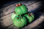 Still Life With Fresh Garcinia Cambogia On Wooden Background (th Stock Photo