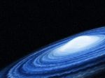 Blue Galaxy Stock Photo