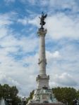 Column With A Statue Of Liberty Breaking Her Chains On Top Of Th Stock Photo