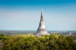 Temple On Top Of Mountain,architectural Details Stock Photo