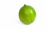 Fresh Lime Isolated Stock Photo