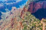 View From The North Rim Of The Grand Canyon Stock Photo