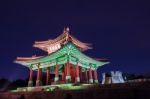 Hwaseong Fortress In Suwon,korea Stock Photo