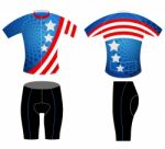 Cycling Vest Graphic Stars Shaped Style Stock Photo