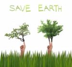 Save The Earth Stock Photo