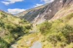 The River Chixoy In The Highlands Of Guatemala Stock Photo