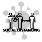 Social Distancing Stock Photo