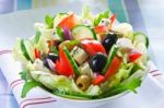 Greek Salad Stock Photo