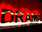 Drama Word Stock Photo