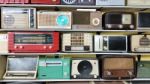 Antique Transistor Radio Stock Photo