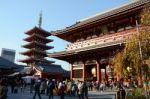 Tokyo, Japan - Nov 21: The Buddhist Temple Senso-ji Is The Symbo Stock Photo