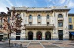 Bank Desio Building In Monza Stock Photo