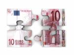 Euro Jigsaw Stock Photo