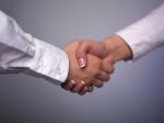 Handshaking Stock Photo