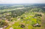 The Helicopter Shot From Dhaka, Bangladesh Stock Photo